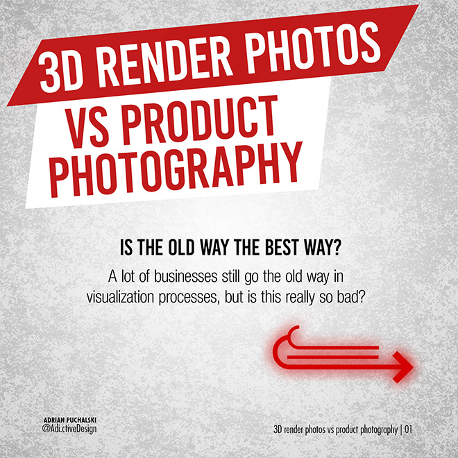 3D render vs photography1